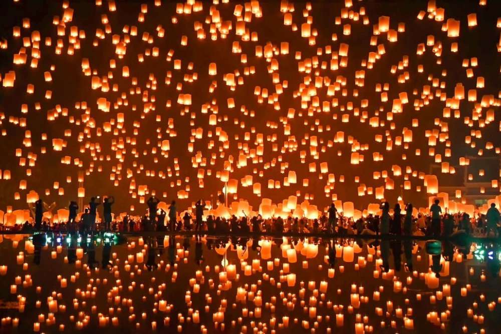 le Yi Peng (festival des lanternes) à Chiang Mai
